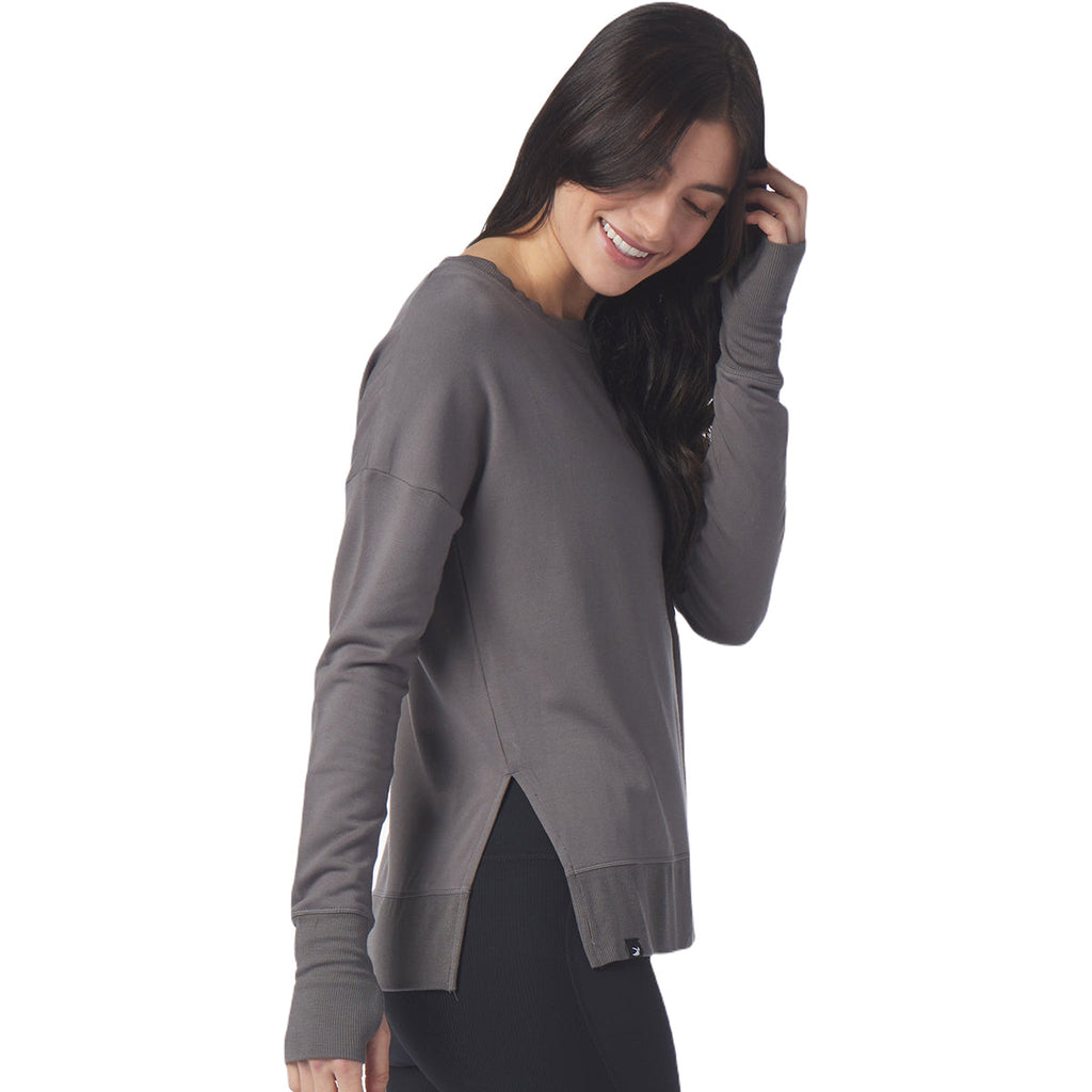 Glyder Women's Silver Fog Lounge Long Sleeve