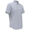 Perry Ellis Men's Bright White Printed Short Sleeve Shirt