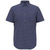 Perry Ellis Men's Peacoat Printed Short Sleeve Shirt