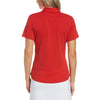 Perry Ellis Women's Salsa Red Classic Polo