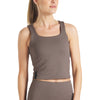 UNRL Women's Dark Taupe Performa Fitted Tank