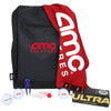 Par-Kicks Black Shoe Bag, 100% RPET 15x18 Waffle Towel, divot tool, ball marker, (4) 2-3/4