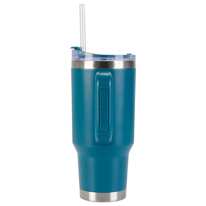 Pelican Porter Blue 30 oz. Recycled Double Wall Stainless Steel Travel Tumbler