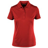 Levelwear Women's Flame Red Lotus Polo