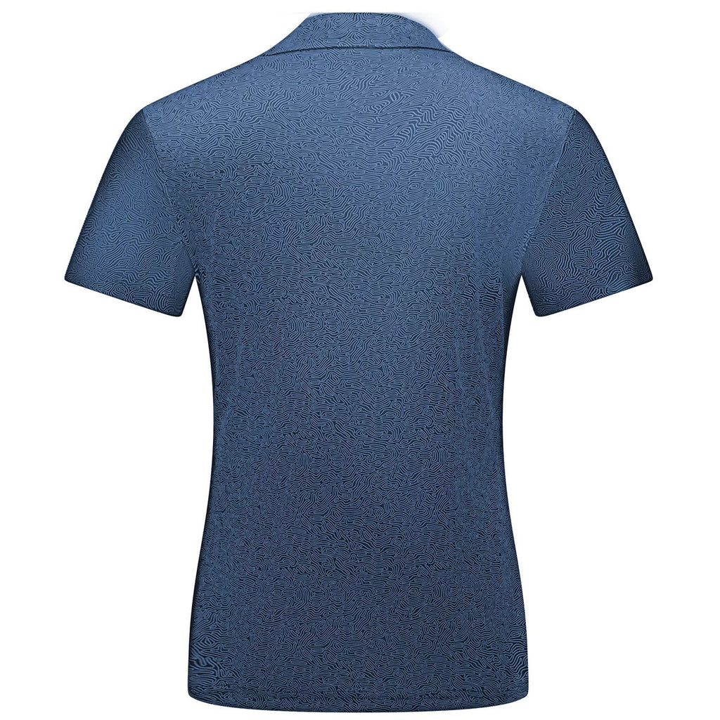 Levelwear Women's Navy Graph Polo