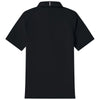UNRL Men's Black Pique Pro Polo