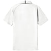 UNRL Men's White Pique Pro Polo