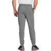 Sport-Tek Men's Charcoal Grey Heather Sport-Wick Stretch Jogger