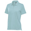 Stormtech Women's Ice Blue Settebello Short Sleeve Polo