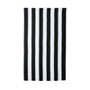 Port Authority Black Cabana Stripe Beach Towel