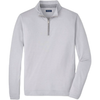 Peter Millar Men's Gale Grey Albatross Cotton-Blend Pique Quarter-Zip