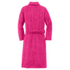 Port Authority Pink Raspberry Plush Microfleece Shawl Collar Robe