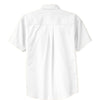 Port Authority Men's White/Light Stone Short Sleeve Easy Care Shirt