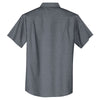 Port Authority Men's Black Short Sleeve SuperPro Oxford Shirt