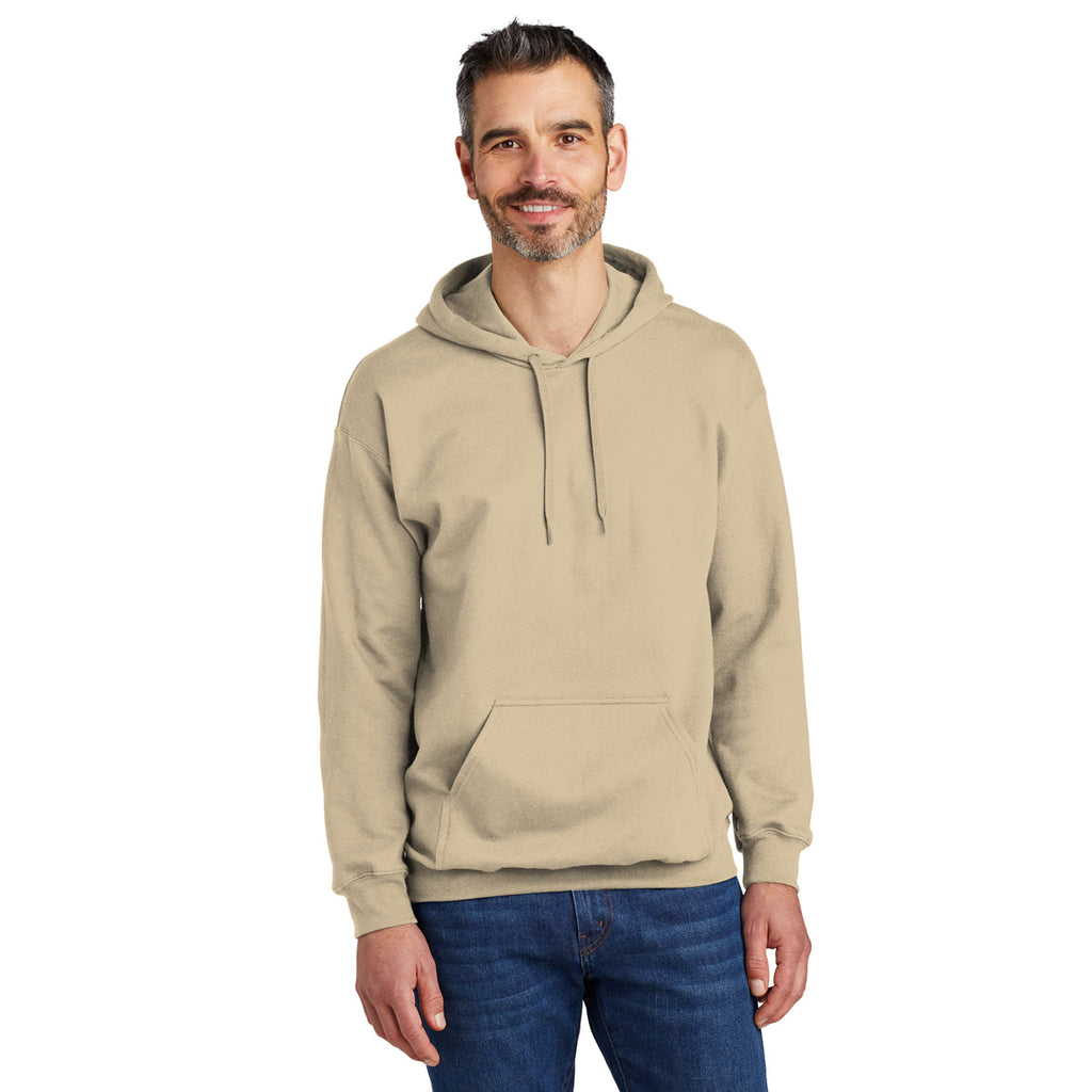 Gildan Men's Sand Softstyle Pullover Hooded Sweatshirt