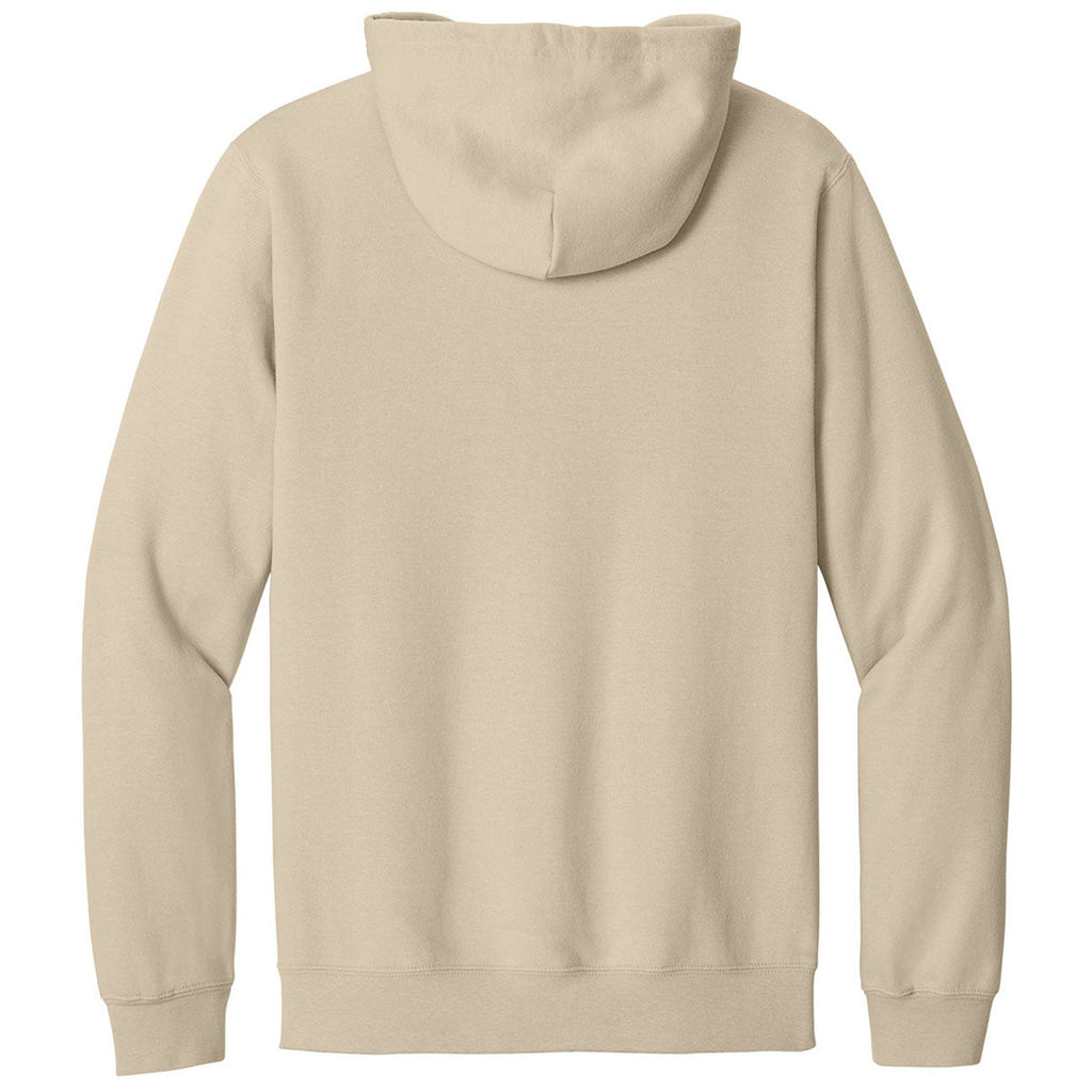 Gildan Men's Sand Softstyle Midweight Fleece Full-Zip Hooded Sweatshirt