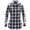 Stormtech Women's Titanium Plaid Logan Snap Front Shirt