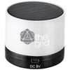 Bullet White Cylinder Bluetooth Speaker