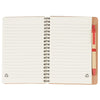 Bullet Red 5'' x 7'' Eco-Friendly Spiral Notebook with Pen