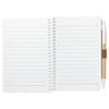 Bullet Natural 4'' x 6'' FSC Mix Pocket Spiral Notebook with Pen