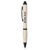 Bullet Beige Nash Wheat Straw Ballpoint Stylus Pen