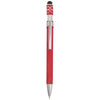 Bullet Red Simple Fidget Recycled Stylus Gel Pen
