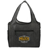 Bullet Black Grid Bungalow Tote