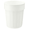 Bullet White Fluted 16oz Stadium Cup