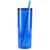 Bullet Blue Chroma Recycled Acrylic Skinny Tumbler 16oz
