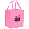 Bullet Pink Hercules Non-Woven Grocery Tote