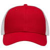Sportsman Chino Red/White Lo-Pro Mesh Back Trucker Fit Cap
