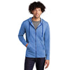 Sport-Tek Men's True Royal Heather PosiCharge Tri-Blend Wicking Fleece Full-Zip Jacket