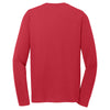 Sport-Tek Men's True Red PosiCharge RacerMesh Long Sleeve Tee