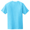 Sport-Tek Men's Pond Blue Heather PosiCharge Tri-Blend Wicking Raglan Tee