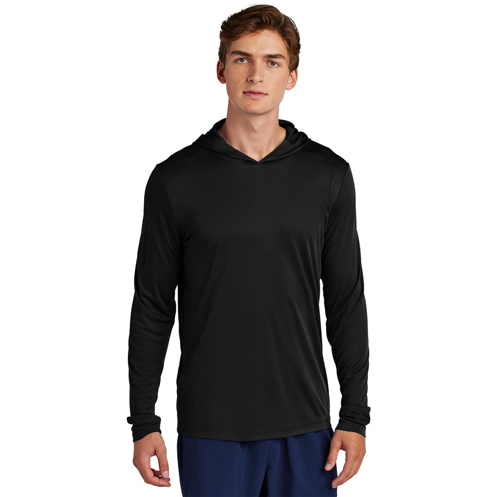 Sport-Tek Unisex Black Posi-UV Pro Long Sleeve Hoodie