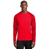 Sport-Tek Men's True Red PosiCharge Digi Camo Long Sleeve Tee