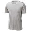 Sport-Tek Men's Light Grey Heather/Light Grey Endeavor Short Sleeve Tee