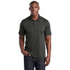 Sport-Tek Men's Black Heather Endeavor Polo