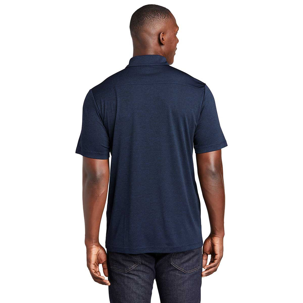 Sport-Tek Men's Dark Royal Heather Endeavor Polo