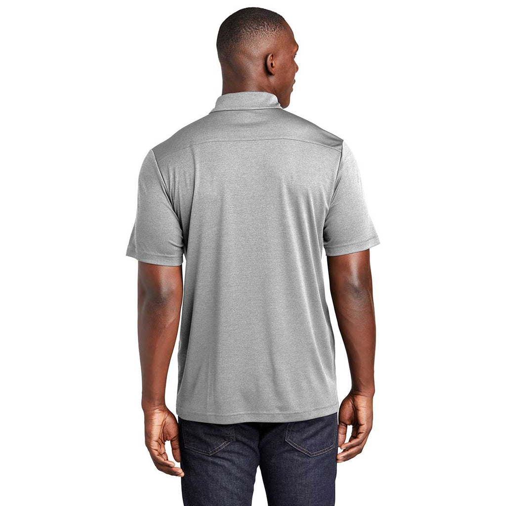 Sport-Tek Men's Light Grey Heather Endeavor Polo