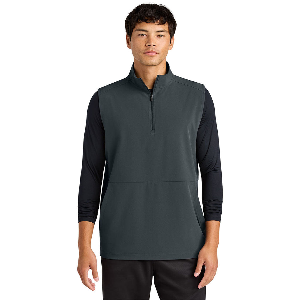 Sport-Tek Men's Iron Grey Repeat 1/4-Zip Vest