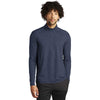 Sport-Tek Men's Dark Denim Heather Exchange 1.5 Long Sleeve Half Zip