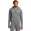 Sport-Tek Men's Charcoal Grey Heather Sport-Wick Stretch 1/2-Zip Hoodie