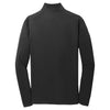 Sport-Tek Men's Black Textured 1/4-Zip Pullover