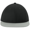 Sport-Tek Black/Silver/Black Pro-Cut Stretch-Tek Cap