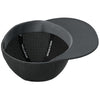 Sport-Tek Black Pro-Cut Stretch-Tek Cap