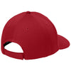 Sport-Tek Deep Red Impact Mesh Stretch-Tek Adjustable Cap