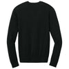 Port Authority Men's Deep Black Easy Care V-Neck Sweater