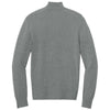 Port Authority Men's Medium Heather Grey Easy Care 1/4-Zip Sweater