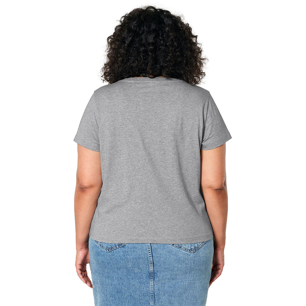 Stanley/Stella Women's Heather Grey Stella Isla V-Neck Tee